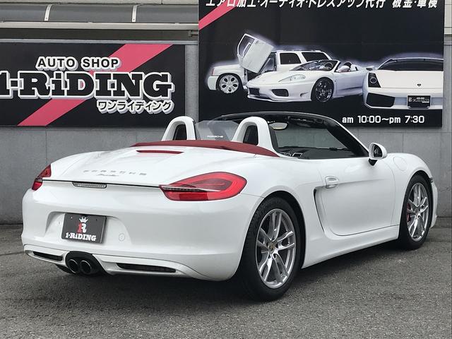 ボクスター 正規ディーラー車 赤幌 電動ミラー スポーツクロノパッケージ PASM PDK 純正ナビ 純正19インチAW レッドキャリパー アルカンターラシート パワーシート シートヒーター バックカメラ(6枚目)