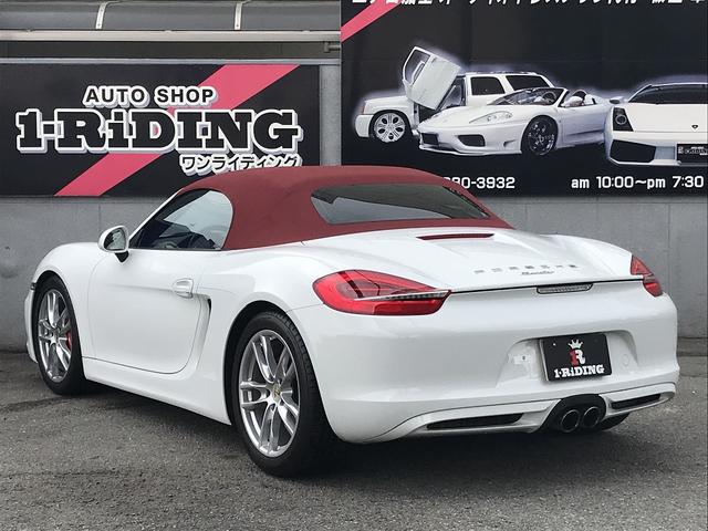 ボクスター 正規ディーラー車 赤幌 電動ミラー スポーツクロノパッケージ PASM PDK 純正ナビ 純正19インチAW レッドキャリパー アルカンターラシート パワーシート シートヒーター バックカメラ(8枚目)