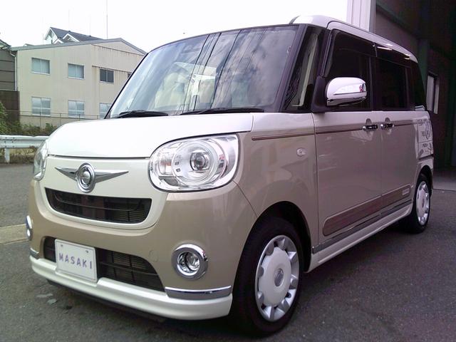 ムーヴキャンバス Gメイクアップリミテッド SAIII 衝突被害軽減ブレーキ 純正ナビ 地デジ/CD/DVD ブルートゥース パノラミックビューモニター ETC ドライブレコーダー LEDヘッドランプ LEDフォグランプ オートライト 全国1年保証(4枚目)