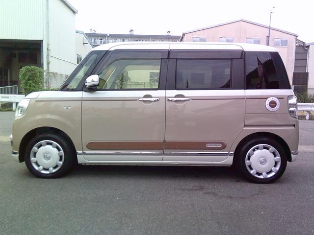 ムーヴキャンバス Gメイクアップリミテッド SAIII 衝突被害軽減ブレーキ 純正ナビ 地デジ/CD/DVD ブルートゥース パノラミックビューモニター ETC ドライブレコーダー LEDヘッドランプ LEDフォグランプ オートライト 全国1年保証(5枚目)