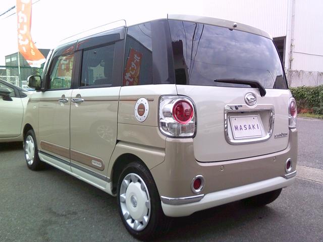 ムーヴキャンバス Gメイクアップリミテッド SAIII 衝突被害軽減ブレーキ 純正ナビ 地デジ/CD/DVD ブルートゥース パノラミックビューモニター ETC ドライブレコーダー LEDヘッドランプ LEDフォグランプ オートライト 全国1年保証(6枚目)