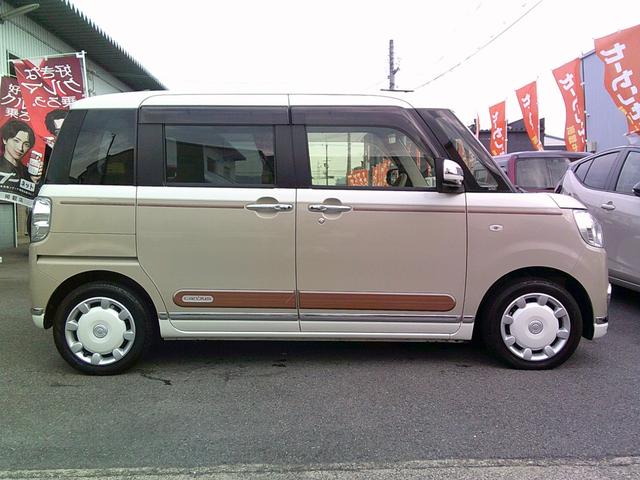 ムーヴキャンバス Gメイクアップリミテッド SAIII 衝突被害軽減ブレーキ 純正ナビ 地デジ/CD/DVD ブルートゥース パノラミックビューモニター ETC ドライブレコーダー LEDヘッドランプ LEDフォグランプ オートライト 全国1年保証(9枚目)