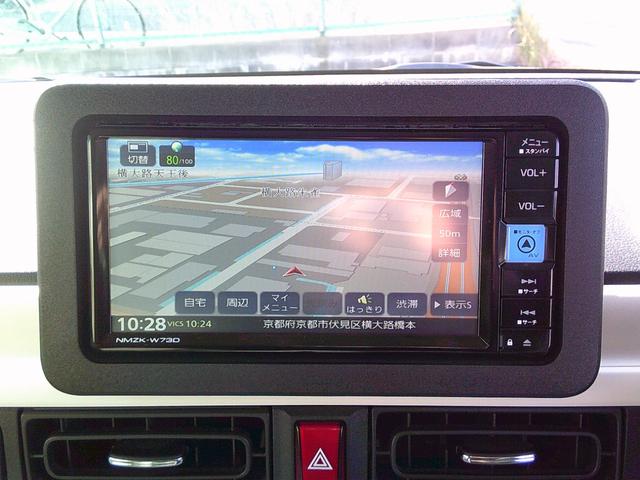 ムーヴキャンバス ストライプスＧ　スマートアシスト　純正ナビ　ＴＶ／ＣＤ／ＤＶＤ　ＵＳＢ／ブルートゥース　パノラミックビューモニター　ドライブレコーダー　シートヒーター　スマートキー　ＬＥＤライト　オートライト　新車保証継承（16枚目）