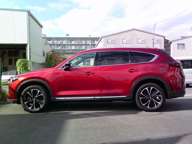 CX-8 XD グランドジャーニー iアクティブセンス TV/CD/DVD/BT/USB 360度カメラ ETC 後席モニター 4席シートヒーター レーダークルーズコントロール レーンキープ パーキングセンサ パワーバックドア 新車保証(5枚目)