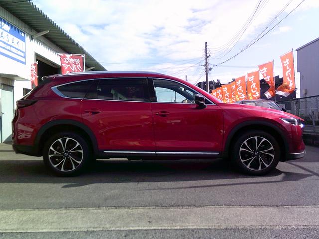 CX-8 XD グランドジャーニー iアクティブセンス TV/CD/DVD/BT/USB 360度カメラ ETC 後席モニター 4席シートヒーター レーダークルーズコントロール レーンキープ パーキングセンサ パワーバックドア 新車保証(9枚目)