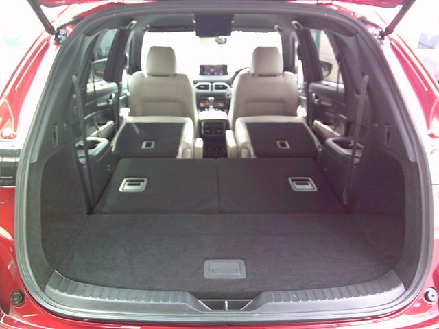 CX-8 XD グランドジャーニー iアクティブセンス TV/CD/DVD/BT/USB 360度カメラ ETC 後席モニター 4席シートヒーター レーダークルーズコントロール レーンキープ パーキングセンサ パワーバックドア 新車保証(33枚目)