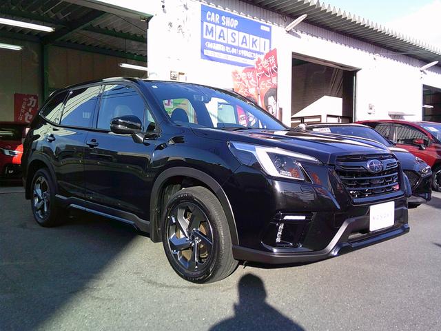 とてもお買い得な価格のフォレスターＳＴＩスポーツが入荷しました！特別仕様車のブラックインテリアセレクションです！人気オプションのダイアトーンサウンドナビなども装備しています！ぜひご検討をお願いします！
