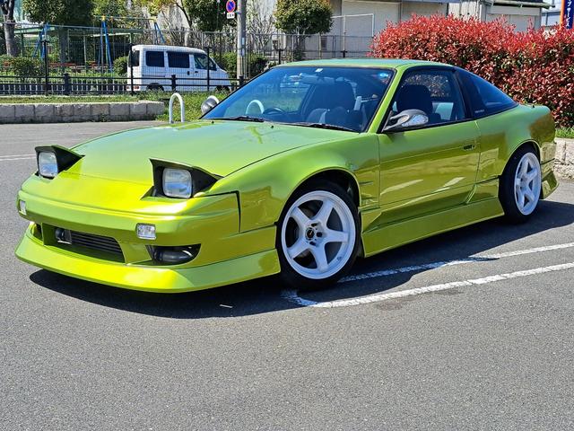 １８０ＳＸ タイプＸ　ＳＲ２０ＤＥＴターボ５ＭＴ　オリジンドリフトラインフルエアロ　前後オリジンワイドフェンダー　前後５穴ハブ　スタウトカーボンボンネット　ブリッツ前置インタークーラー　ブリッツ車高調　前後タワーバー（79枚目）