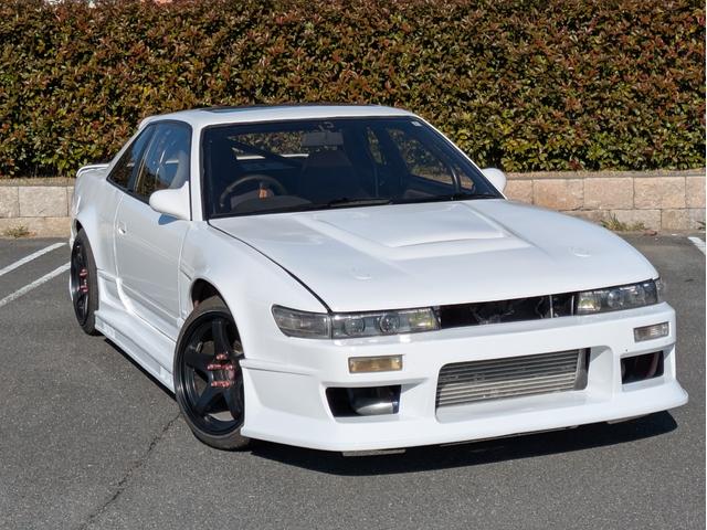 シルビア Ｋ’ｓ　クラブセレクション　ＳＲ２０ＤＥＴターボ５ＭＴ　社外ＬＳＤ　サンルーフ　Ｔ５１７タービン　エキマニ　ニスモインジェクター　Ｚ３２エアフロ　ＨＰＩインタークーラー　ＨＰＩアルミラジエーター　エレメント移動式オイルクーラー（3枚目）