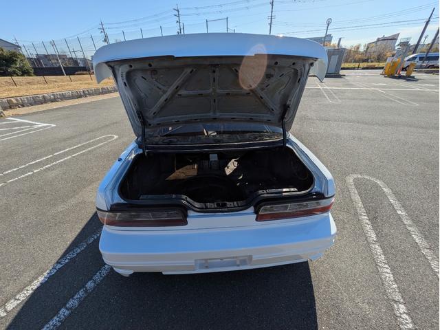 シルビア Ｋ’ｓ　クラブセレクション　ＳＲ２０ＤＥＴターボ５ＭＴ　社外ＬＳＤ　サンルーフ　Ｔ５１７タービン　エキマニ　ニスモインジェクター　Ｚ３２エアフロ　ＨＰＩインタークーラー　ＨＰＩアルミラジエーター　エレメント移動式オイルクーラー（56枚目）