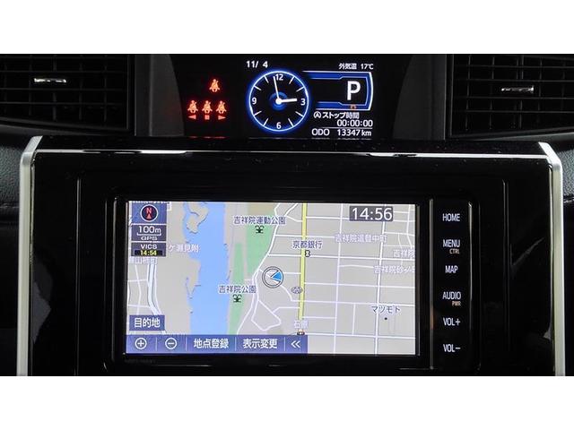 ルーミー カスタムG アイドリング 両側電動SD LEDヘット バックビューモニター 衝突回避ブレーキ フルフラット 地デジ スマートキー メモリナビ クルーズコントロール DVD ETC ドライブレコーダー 1オーナー(7枚目)