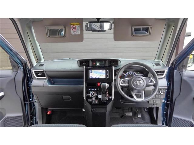 ルーミー カスタムG アイドリング 両側電動SD LEDヘット バックビューモニター 衝突回避ブレーキ フルフラット 地デジ スマートキー メモリナビ クルーズコントロール DVD ETC ドライブレコーダー 1オーナー(17枚目)