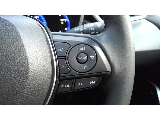 カローラスポーツ ハイブリッドＧ　Ｚ　衝突被害軽減Ｓ　Ｂモニ　地デジＴＶ　盗難防止装置　ＬＥＤライト　ナビ＆ＴＶ　オートクルーズコントロール　半革シート　メモリ－ナビ　ドライブレコーダー　１オーナー　アルミホイール　スマートキ－　ＡＢＳ（21枚目）