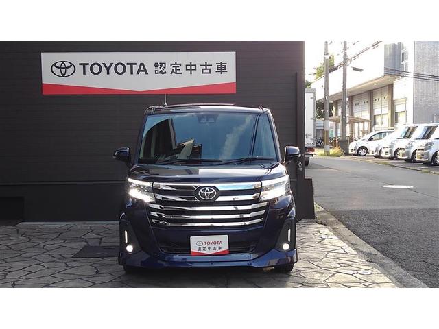 ルーミー カスタムG アイドリング 両側電動SD LEDヘット バックビューモニター 衝突回避ブレーキ フルフラット 地デジ スマートキー メモリナビ クルーズコントロール DVD ETC 1オーナー オートエアコン PW(3枚目)