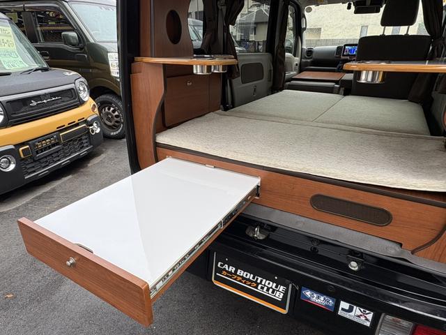 天板スライドパネル付きで、アウトドアテーブルとしても使用できます☆