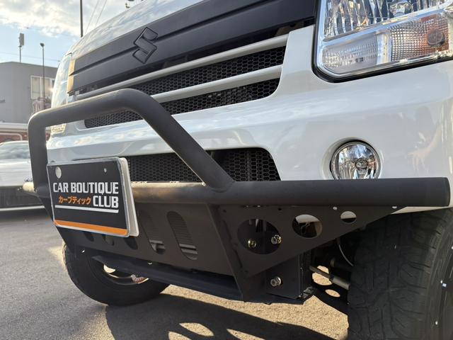 エブリイワゴン ＰＺターボ　ｐｌｕｓｌｉｎｅ仕様　フロントバンパー・リアバンパー・リフトアップ・ＨＩＧＨＳＴＹＬＥマフラー・テールランプ・　ＬＥＤナンバー移動キット・牽引フック　フロントガードバー　ルーフラック　フルセグナビ（21枚目）