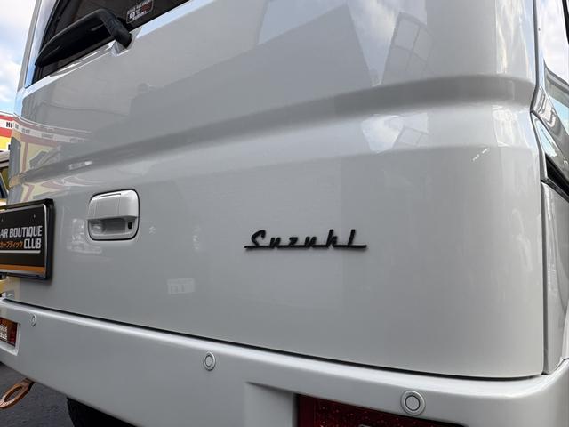 エブリイワゴン ＰＺターボ　ｐｌｕｓｌｉｎｅ仕様　フロントバンパー・リアバンパー・リフトアップ・ＨＩＧＨＳＴＹＬＥマフラー・テールランプ・　ＬＥＤナンバー移動キット・牽引フック　フロントガードバー　ルーフラック　フルセグナビ（31枚目）