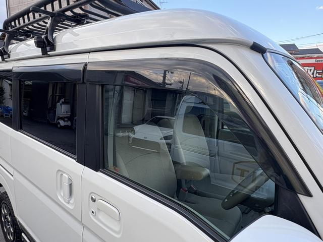 エブリイワゴン ＰＺターボ　ｐｌｕｓｌｉｎｅ仕様　フロントバンパー・リアバンパー・リフトアップ・ＨＩＧＨＳＴＹＬＥマフラー・テールランプ・　ＬＥＤナンバー移動キット・牽引フック　フロントガードバー　ルーフラック　フルセグナビ（34枚目）