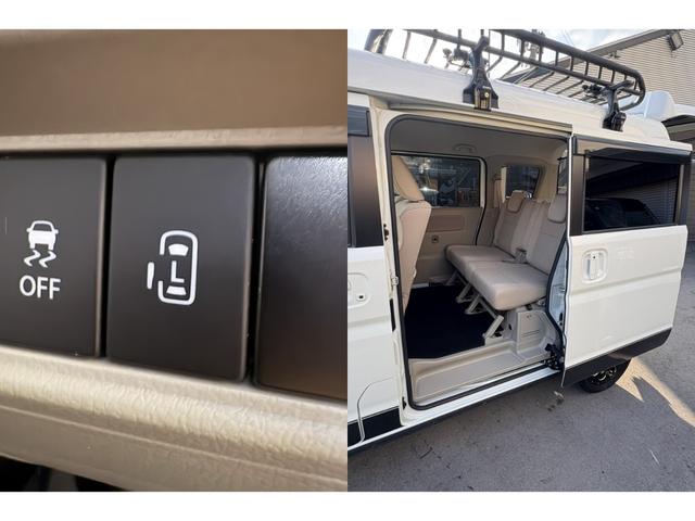 エブリイワゴン ＰＺターボ　ｐｌｕｓｌｉｎｅ仕様　フロントバンパー・リアバンパー・リフトアップ・ＨＩＧＨＳＴＹＬＥマフラー・テールランプ・　ＬＥＤナンバー移動キット・牽引フック　フロントガードバー　ルーフラック　フルセグナビ（35枚目）