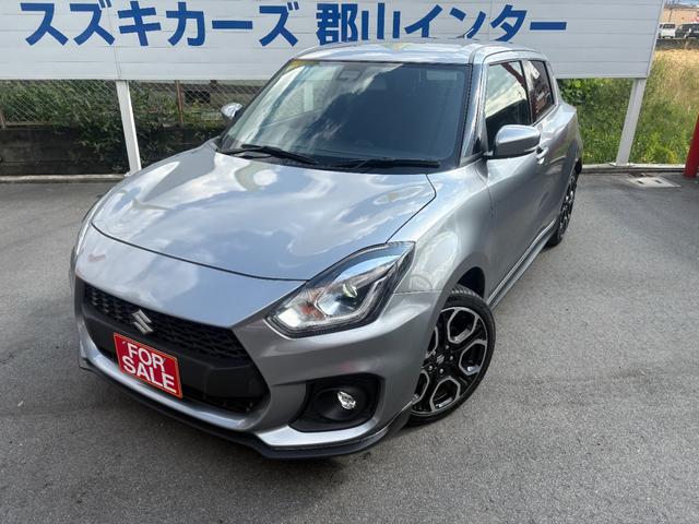 スイフトスポーツ ベースグレード 6MT 走行距離8910キロ LEDヘッドライト スマートキー シートヒーター Bluetooth フルセグ DVD(3枚目)