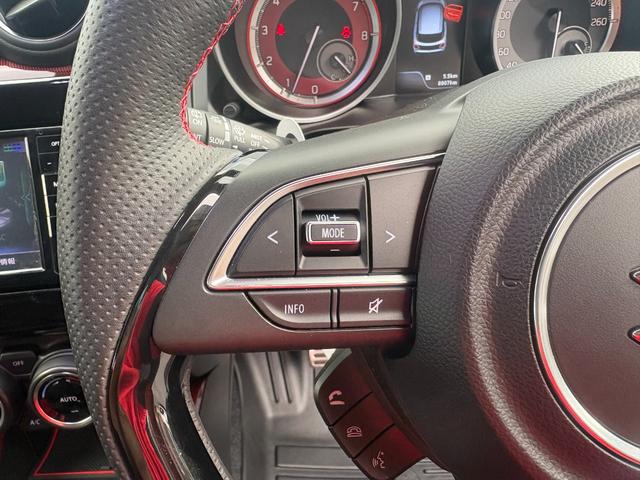 スイフトスポーツ ベースグレード 6MT 走行距離8910キロ LEDヘッドライト スマートキー シートヒーター Bluetooth フルセグ DVD(32枚目)