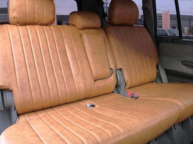 ランドクルーザープラド TXリミテッド ライトコーヒー全塗装済 ナロー換装 オレンジサイドマーカー YOKOHAMAジオランダーX-ATタイヤ DEANコロラドAW クラシックキャメルシートカバー LEDテールランプ リアヒーター ETC(8枚目)