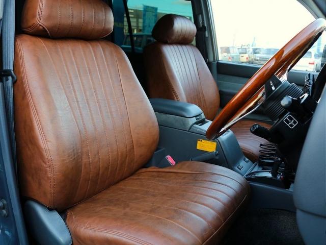 ランドクルーザー８０ ＶＸリミテッド　ライノグレー全塗装済　　６０フェイス　ナローボディー換装　ＮＡＲＤＩメッキステアリング　ＮＡＲＤＩメッキステアリング　ＥＴＣ　ジオランダーＸ－ＡＴタイヤ　ＸＥＬＦメッキＡＷ　前後ドライブレコーダー（6枚目）