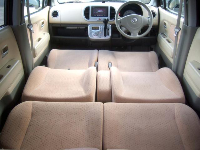 モコ E 禁煙1オーナー車 22系最終型 無事故 実走行 タイベルチェーン ベンチシート フルフラット テレビ ナビ CD DVD再生機能 スマートキー ETC ブレーキアシスト ABS バッテリー新品交換渡し(9枚目)