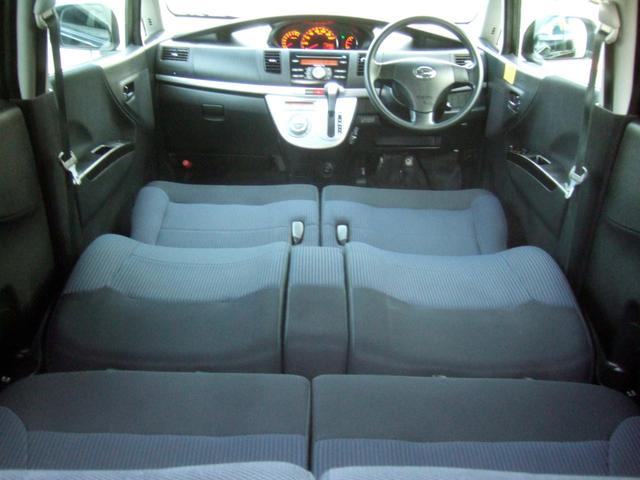 ムーヴ カスタム　Ｘリミテッド　禁煙１オーナー車　メーカーオプションカラー　　無事故　実走行　タイベルチェーン　ベンチシート　フルフラット　テレビ　最新ナビ　キセノン　エアロ　スマートキー　ＥＴＣ　ブレーキアシスト　バッテリー新品（9枚目）