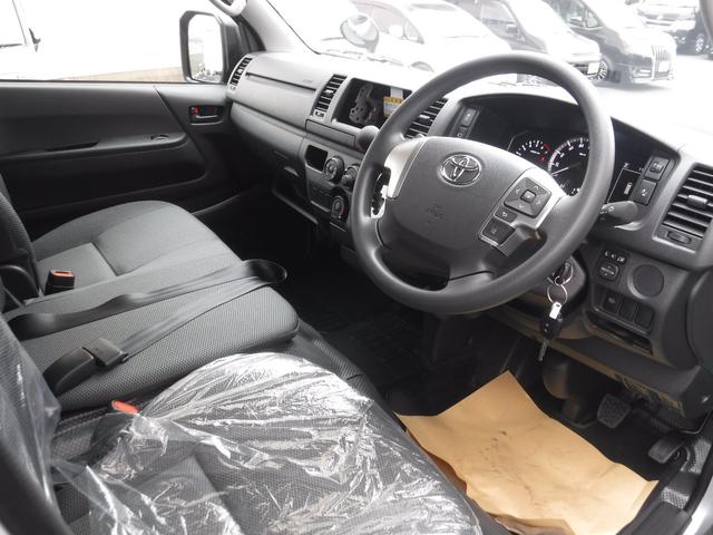 ハイエースバン ロングＤＸ　／登録済未使用車／パノラミックビューモニター／オートハイビーム／両側スライドドア／クリアランスソナー／衝突被害軽減システム／電動格納ミラー／１００Ｖ電源／レーンキープアシスト／イモビライザー／（12枚目）