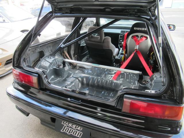 SiRII EF9 2名乗車公認 室内ペイント済み ATS1.5ウェイLSD 戸田クラッチ 戸田軽量フライホイル スプーンタワーバー メッシュBホース 新品モモステ 新品フロアマット ディープスECU(23枚目)