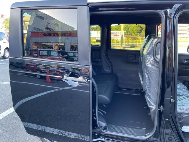 Ｎ－ＢＯＸカスタム ターボ　届出済未使用車　衝突被害軽減ブレーキ　電動パーキングブレーキ　電動格納ドアミラー　１５インチアルミホイル　ＬＥＤヘッドライト　オートライト　両側電動スライドドア　バックカメラ　オートエアコン（48枚目）