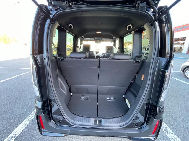 Ｎ－ＢＯＸカスタム ターボ　届出済未使用車　衝突被害軽減ブレーキ　電動パーキングブレーキ　電動格納ドアミラー　１５インチアルミホイル　ＬＥＤヘッドライト　オートライト　両側電動スライドドア　バックカメラ　オートエアコン（50枚目）
