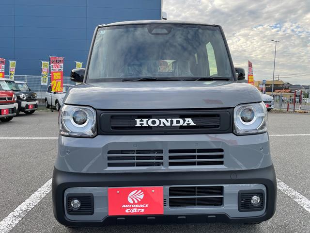 Ｎ－ＢＯＸジョイ ターボ　届出済未使用車　アクティブフェイスパッケージ　衝突被害軽減ブレーキ　両側パワースライドドア　ＬＥＤヘッドライト　ＬＥＤフォグ　電動パーキングブレーキ　電動格納ドアミラー　１４インチＪＯＹ専用ホイール（2枚目）