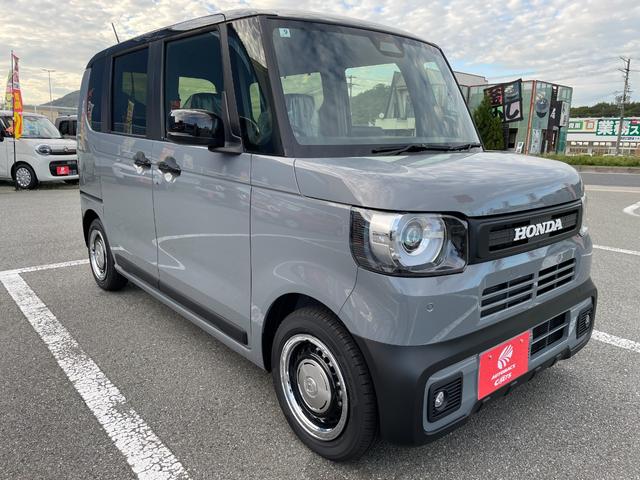 Ｎ－ＢＯＸジョイ ターボ　届出済未使用車　アクティブフェイスパッケージ　衝突被害軽減ブレーキ　両側パワースライドドア　ＬＥＤヘッドライト　ＬＥＤフォグ　電動パーキングブレーキ　電動格納ドアミラー　１４インチＪＯＹ専用ホイール（15枚目）