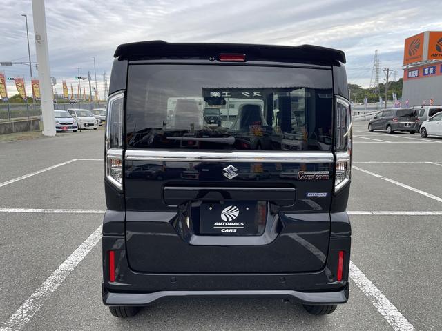 スペーシアカスタム ハイブリッドXSターボ 届出済未使用車 スマートキー プッシュスタート スズキセーフティサポート スリムサーキュレーター LEDヘッドライト&フォグ 両側パワースライドドア 15インチアルミホイル 電動パーキングブレーキ(12枚目)