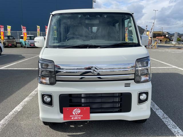 エブリイワゴン PZターボ 届出済未使用車 スズキセーフティサポート LEDヘッドライト マルチリフレクターハロゲンフォグランプ 左側ワンアクションパワースライドドア 14インチアルミホイル LEDサイドターンランプ付ドアミラー(2枚目)