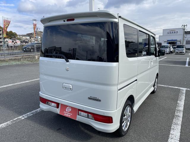 エブリイワゴン PZターボ 届出済未使用車 スズキセーフティサポート LEDヘッドライト マルチリフレクターハロゲンフォグランプ 左側ワンアクションパワースライドドア 14インチアルミホイル LEDサイドターンランプ付ドアミラー(12枚目)