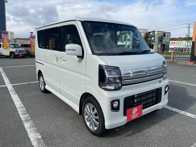 エブリイワゴン PZターボ 届出済未使用車 スズキセーフティサポート LEDヘッドライト マルチリフレクターハロゲンフォグランプ 左側ワンアクションパワースライドドア 14インチアルミホイル LEDサイドターンランプ付ドアミラー(15枚目)