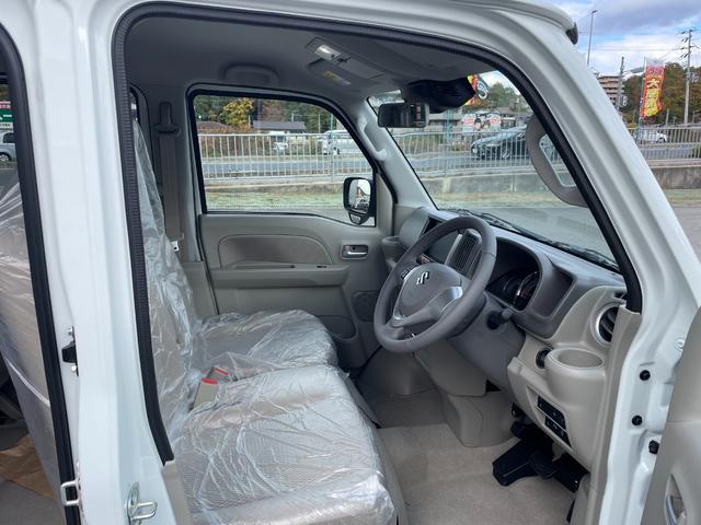 エブリイワゴン PZターボ 届出済未使用車 スズキセーフティサポート LEDヘッドライト マルチリフレクターハロゲンフォグランプ 左側ワンアクションパワースライドドア 14インチアルミホイル LEDサイドターンランプ付ドアミラー(46枚目)