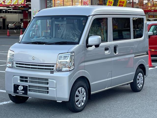 エブリイ ＰＣ　届出済未使用車　スズキセーフティサポート　ＬＥＤヘッド　キーレス　パワーウィンドウ（フロント）　ＵＳＢ電源ソケット　オートライト　電動格納ドアミラー　オーバーヘッドシェルフ　運転席シートヒーター（9枚目）