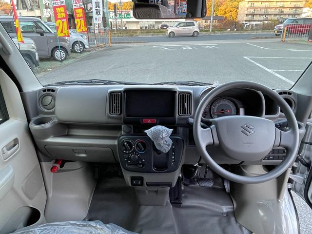 エブリイ ＰＣ　届出済未使用車　スズキセーフティサポート　ＬＥＤヘッド　キーレス　パワーウィンドウ（フロント）　ＵＳＢ電源ソケット　オートライト　電動格納ドアミラー　オーバーヘッドシェルフ　運転席シートヒーター（23枚目）