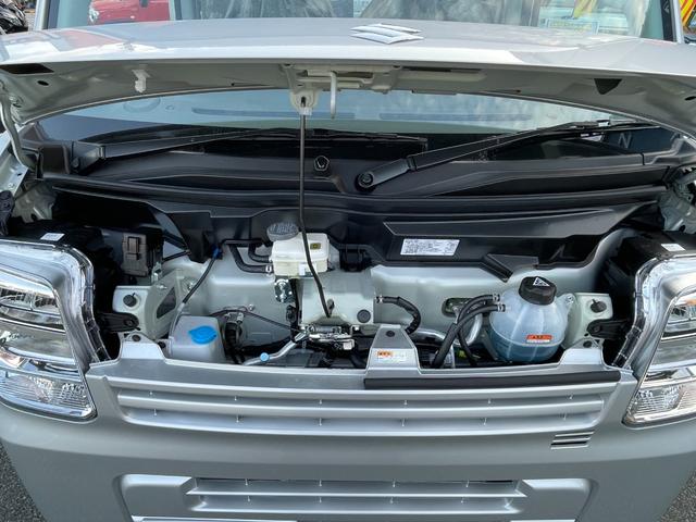 エブリイ ＰＣ　届出済未使用車　スズキセーフティサポート　ＬＥＤヘッド　キーレス　パワーウィンドウ（フロント）　ＵＳＢ電源ソケット　オートライト　電動格納ドアミラー　オーバーヘッドシェルフ　運転席シートヒーター（46枚目）