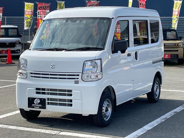 エブリイ ＰＡリミテッド　届出済未使用車　スズキセーフティサポート　キーレス　ＡＭ／ＦＭラジオスピーカー内蔵　エアコン　パワステ　パワーウィンドウ（フロント）　ＵＳＢ電源ソケット　ＬＥＤルームランプ　オーバーヘッドシェルフ（9枚目）