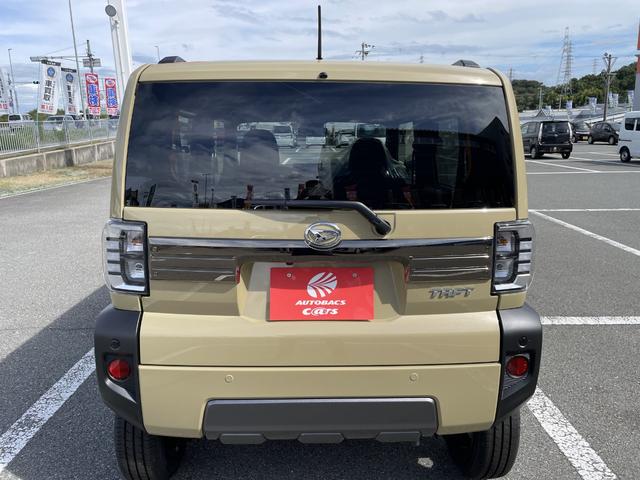 タフト Ｇ　ダーククロムベンチャー　届出済未使用車　パノラマモニター対応カメラ　衝突被害軽減ブレーキ　スカイフィールトップ　ＬＥＤヘッドライト＆フォグ　電動パーキングブレーキ　オートライト　１５インチアルミホイル　電動格納ドアミラー（12枚目）