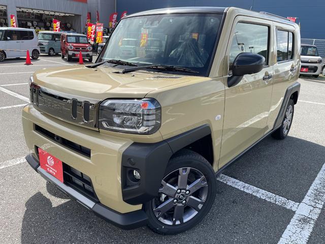 タフト Ｇ　ダーククロムベンチャー　届出済未使用車　パノラマモニター対応カメラ　衝突被害軽減ブレーキ　スカイフィールトップ　ＬＥＤヘッドライト＆フォグ　電動パーキングブレーキ　オートライト　１５インチアルミホイル　電動格納ドアミラー（17枚目）