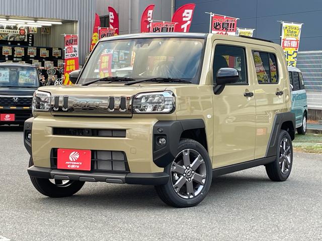 タフト Ｇ　ダーククロムベンチャー　届出済未使用車　パノラマモニター対応カメラ　衝突被害軽減ブレーキ　スカイフィールトップ　ＬＥＤヘッドライト＆フォグ　電動パーキングブレーキ　オートライト　１５インチアルミホイル　電動格納ドアミラー（19枚目）