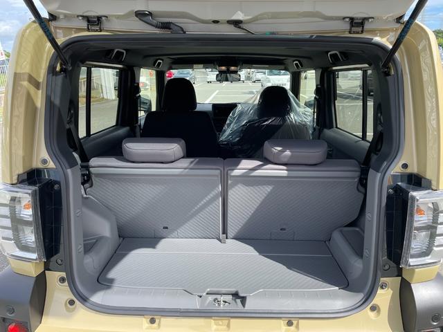 タフト Ｇ　ダーククロムベンチャー　届出済未使用車　パノラマモニター対応カメラ　衝突被害軽減ブレーキ　スカイフィールトップ　ＬＥＤヘッドライト＆フォグ　電動パーキングブレーキ　オートライト　１５インチアルミホイル　電動格納ドアミラー（52枚目）