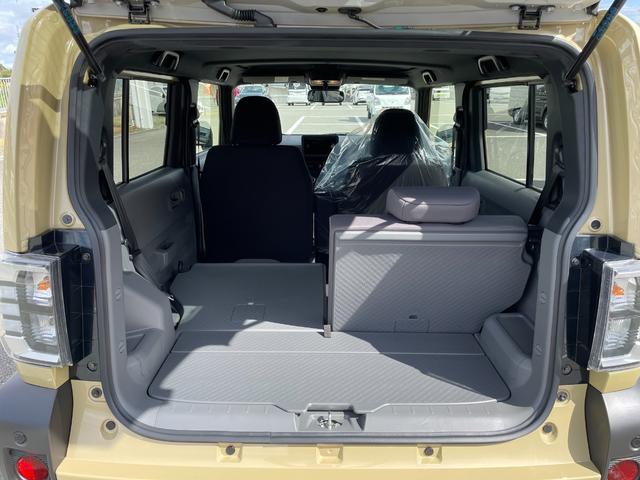 タフト Ｇ　ダーククロムベンチャー　届出済未使用車　パノラマモニター対応カメラ　衝突被害軽減ブレーキ　スカイフィールトップ　ＬＥＤヘッドライト＆フォグ　電動パーキングブレーキ　オートライト　１５インチアルミホイル　電動格納ドアミラー（53枚目）