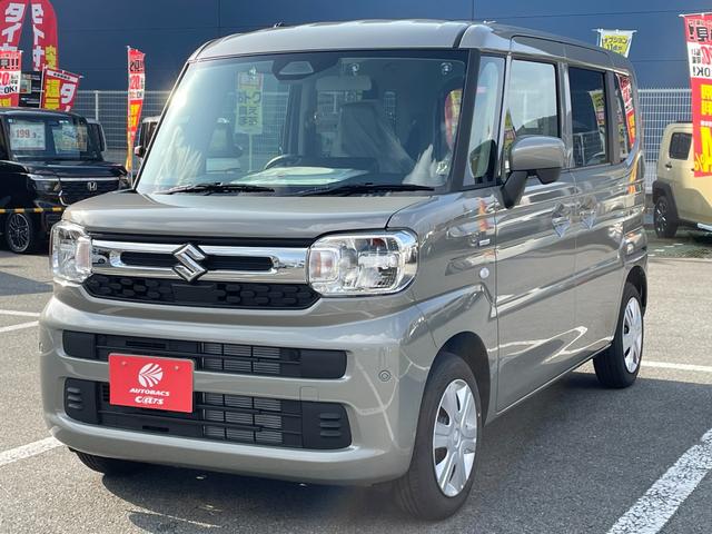 スペーシア ハイブリッドＸ　届出済未使用車　スズキセーフティサポート　マルチユースフラップ　ＬＥＤヘッドライト　両側パワースライドドア　スリムサーキュレーター　前席シートヒーター　リアロールサンシェード　電動格納ドアミラー（9枚目）